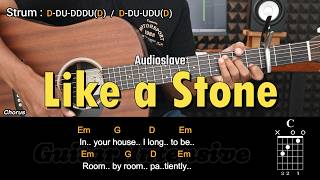 Like a Stone - Audioslave | EASY Guitar Tutorial with Chords - Guitar Lessons