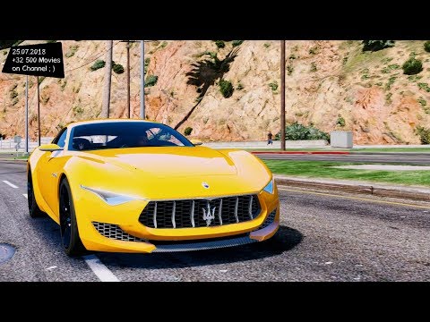 Maserati Alfieri 2014 Concept Car Test Drive GTA V _REVIEW