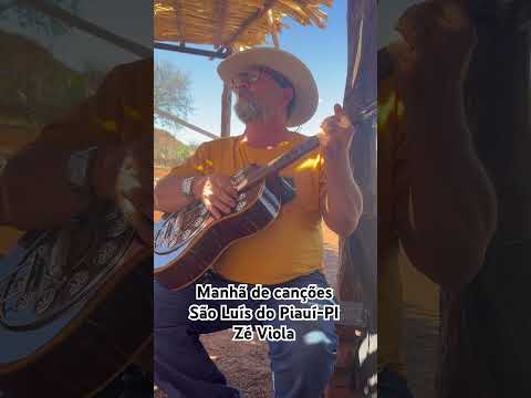 Zé Viola  em uma manhã de canções, junto de amigos- São Luís do Piauí-PI
