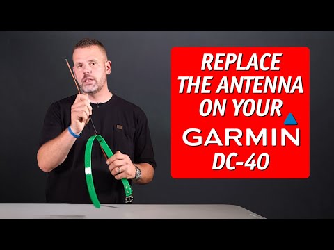 How to Change Garmin DC-40 Antennas