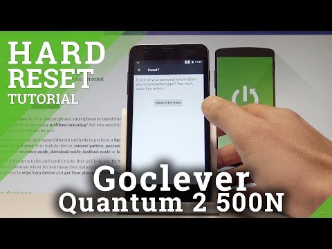How to Wipe Data in Goclever Quantum 2 500N - Factory Reset |HardReset.Info