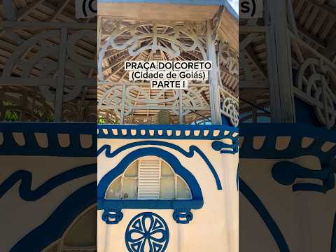 PRAÇA DO CORETO NO CENTRO HISTÓRICO NA CIDADE DE GOIÁS TOMBADA PELA UNESCO