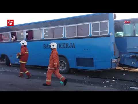 Eight killed in factory bus collision on NSE