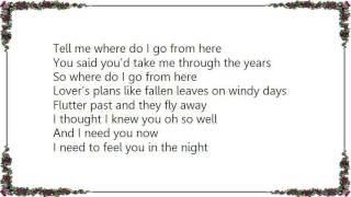 Brook Benton - Where Do I Go from Here Lyrics