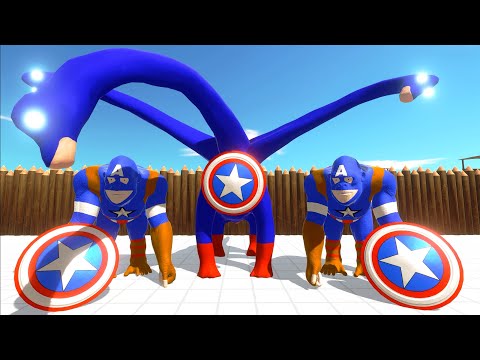 DEATH RUN FORT VS CAPTAIN AMERICA BRACHIOSAURUS | FPS PERSPECTIVE - Animal Revolt Battle Simulator