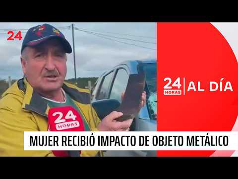 Esposo de mujer herida por fierro lanzado en ruta de Puerto Montt pide justicia | 24 Horas TVN Chile