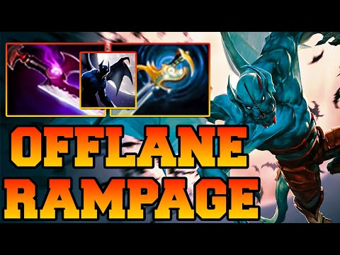 Night Stalker Dota 2 Offlane Carry Build Rampage Pro Gameplay Guide 7.33
