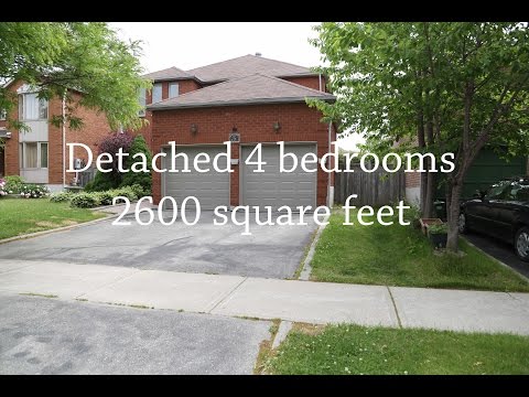 62 Cornell Cres. Milliken Mills house $950000 2600 sq ft Markham