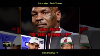 MIKE TYSON RAPPING - SOULJA BOY Diss Song for CHRIS BROWN - IF YOU SHOW UP!?  HOT OR NAH?