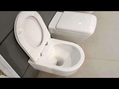 Укороченный безободковый унитаз для маленьких санузлов Laufen PRO - фото 3 - id-p1496605188