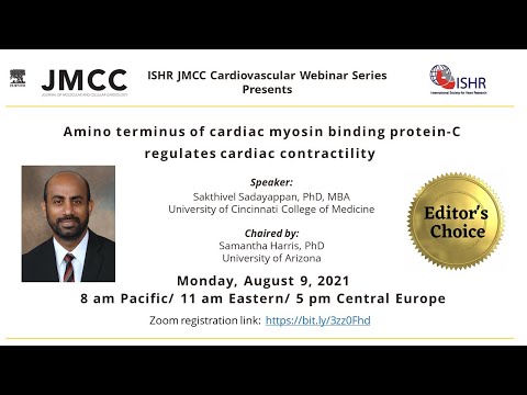 JMCC-ISHR Webinar - Dr. Sakthivel Sadayappan