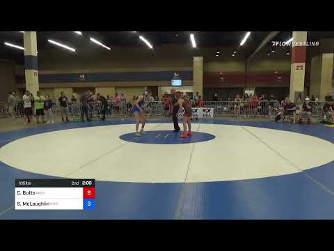 105 Lbs Consolation - Cadence Butts, Michigan Vs Sara McLaughlin, Riptide Wrestling Club 45f8