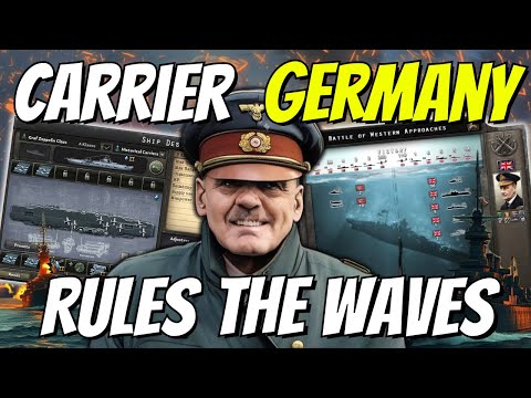 Can CARRIERS turn GERMANY into a NAVAL POWERHOUSE?..... Hearts of Iron 4