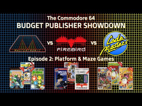 Commodore 64 Budget Publisher Showdown - Mastertronic vs Firebird vs Codemasters - Episode 2