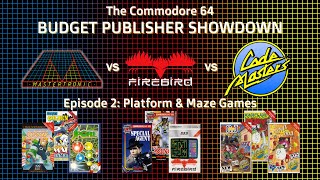 Commodore 64 Budget Publisher Showdown - Mastertronic vs Firebird vs Codemasters - Episode 2