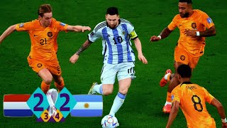 Download lagu Argentina vs Netherlands 2-2 | World Cup 2022 | Full Match Highlights | HD 1080P mp3