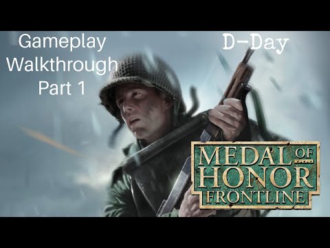 Medal of Honor: Frontline D-DAY Gameplay Walkthrough Part 1 NO COMMENTARY