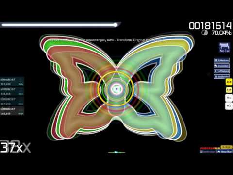 Osu! - When a noob plays IAHN - Transform (Original Mix) [Aspire]