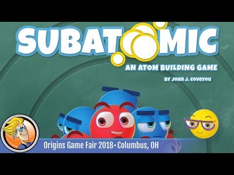 Subatomic: An Atom Building Game — game preview at Origins 2018