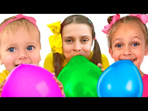 Balloon Song for Kids from Maya and Mary Video