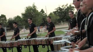 SCV Drum Warmup at DCI Houston
