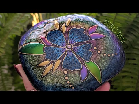 Paint And Chat Flower Stone