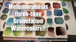NEW Metamorphosis Three Tone Granulation Watercolor from White Nights