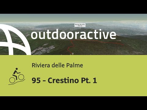 Mountain bike in Riviera delle Palme: 95 - Crestino Pt. 1
