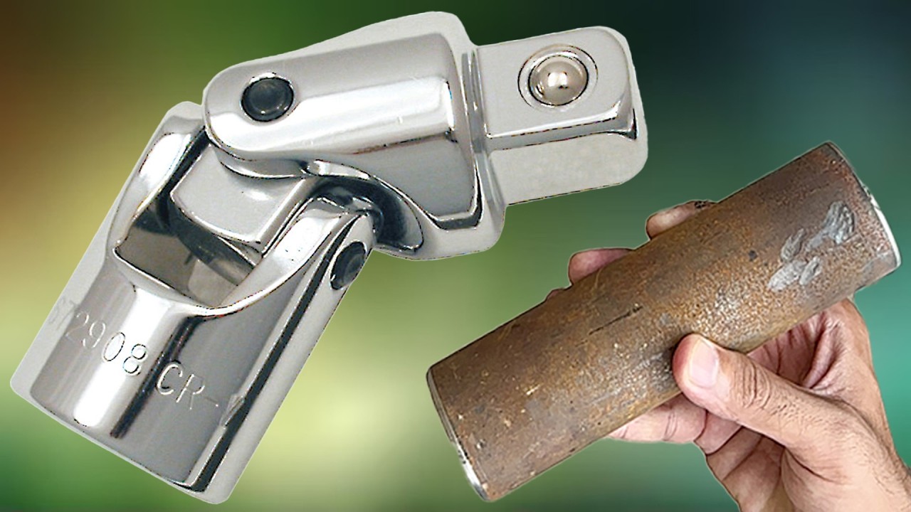 How to MAKE a Universal Joint SOCKET from Piece of Iron SHAFT | DIY Universal Joint | MACHINIST Life