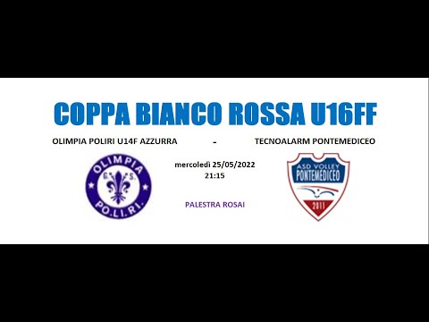 COPPA BR U16FF - Olimpia Poliri Vs Tecnoalarm Pontemediceo