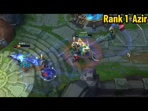 Rank 1 Azir: How to Carry a 4v5 in Master Elo!