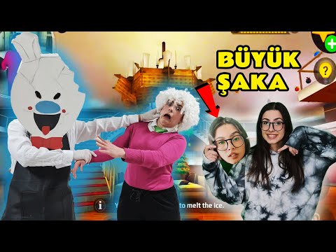 REAL LIFE SCARY TEACHER MASK JOKE ON CRAZY TEACHER ICE SCREAM SCARY ICE CREAMER EYLÜL LAL