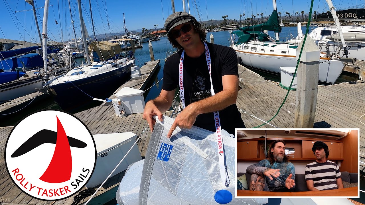 Sailor James and John Conway of @SV Felurian  Talk about His New Rolly Tasker Sails