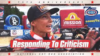 Leah Pruett responds to criticism