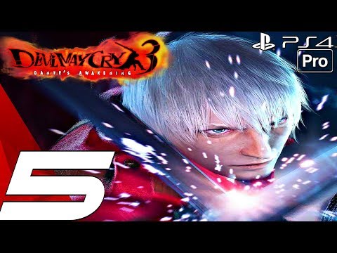 Devil May Cry 3 HD - Gameplay Walkthrough Part 5 - Beowulf Boss Fight (Remaster) PS4 PRO