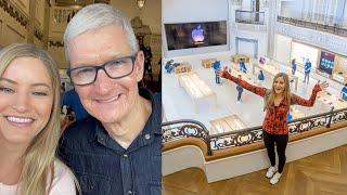 Grand Opening Apple Store Tower Theater with Tim Cook! 📍 Los Angeles, CA