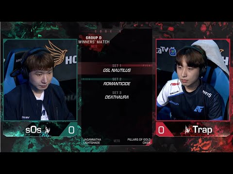 [2021 GSL S1] Ro.16 Group D Match3 Trap vs sOs