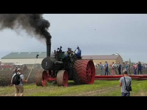 Case 150 Road Locomotive pulling 44 bottom plow at James Valley Threshing Show 09/11/2031