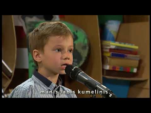 DZIEDI AR PUKŠU - "Tumša nakte, zaļa zāle" dzied Jēkabs Hudolejs