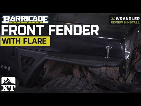 Jeep Wrangler Barricade Front Fender with Flare (1987-1995 YJ) Review & Install