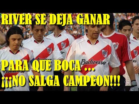 RIVER VA PARA ATRAS! River 1 Gimnasia 3 Apertura 2005 - River se deja ganar