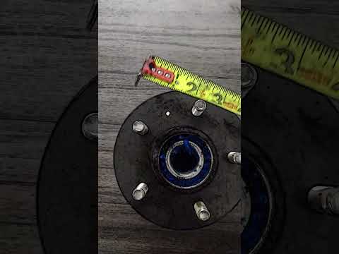 How to measure 5 bolt trailer hub #trailerrepair