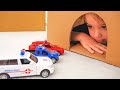 Vlad e Niki brincam com carros de brinquedo - vídeos engraçados para crianças