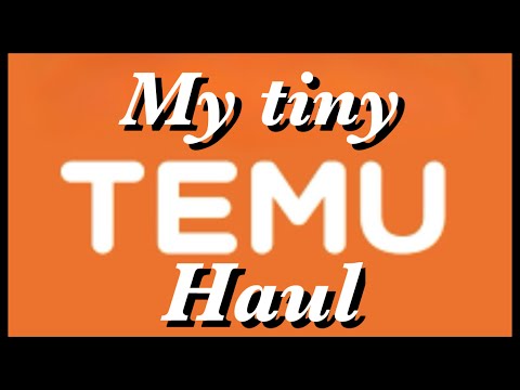 My tiny TEMU Haul