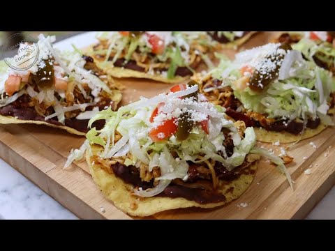 Tostadas De Pollo Rostizado