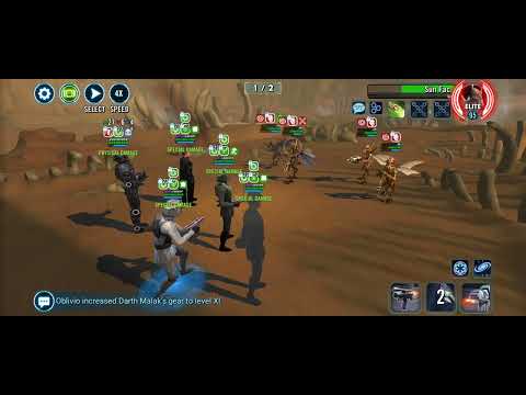 SWGOH Rise of the Empire TB Phase 2 Nexu Battle with Imperial Troopers