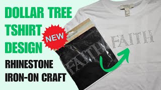 Dollar Tree Tshirt Design - Affordable Rhinestone Design From The Dollar Tree