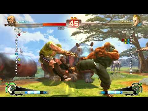Bullcat [Gouken] vs robin01 [Abel] SSF4 Japanese Online Ranked Matches - TRUE-HD