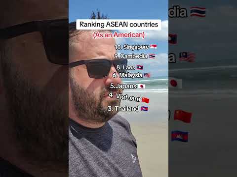 South East Asian countries ranked by American