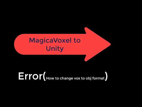 Magica Voxel to Unity , Getting Vox Type Prefab Error Solution